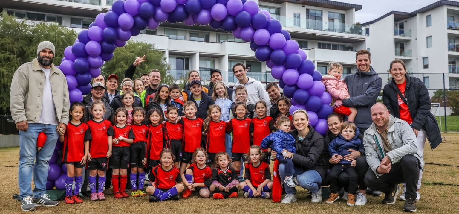 Caringbah Redbacks Football Club Logo on Kidsbook