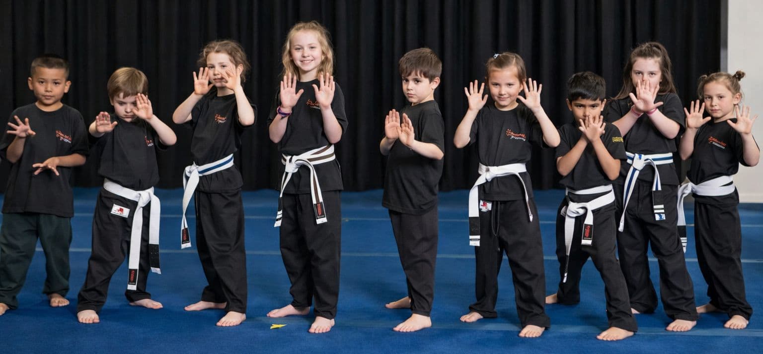 Dynamic Martial Arts Logo on Kidsbook