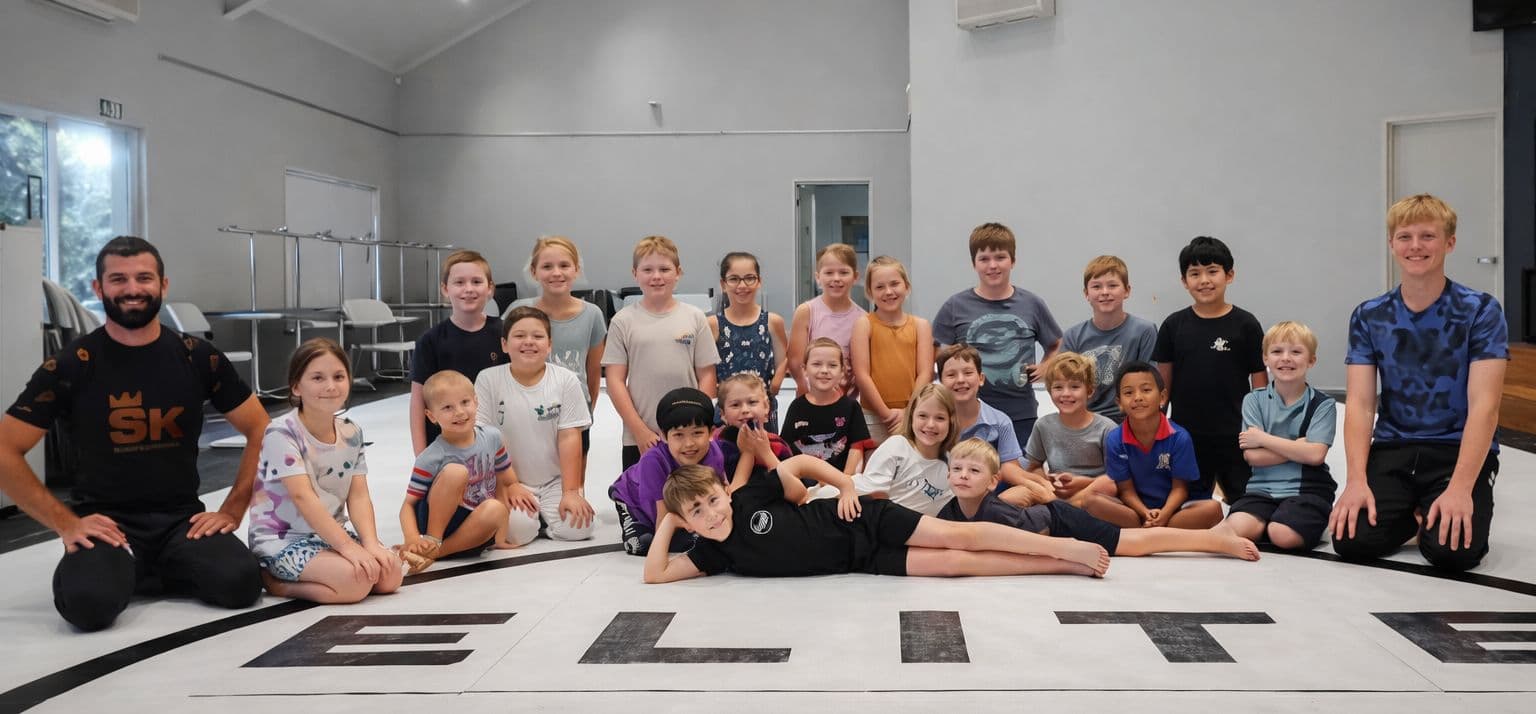 Elite Brazilian Jiu Jitsu Coaching Logo on Kidsbook