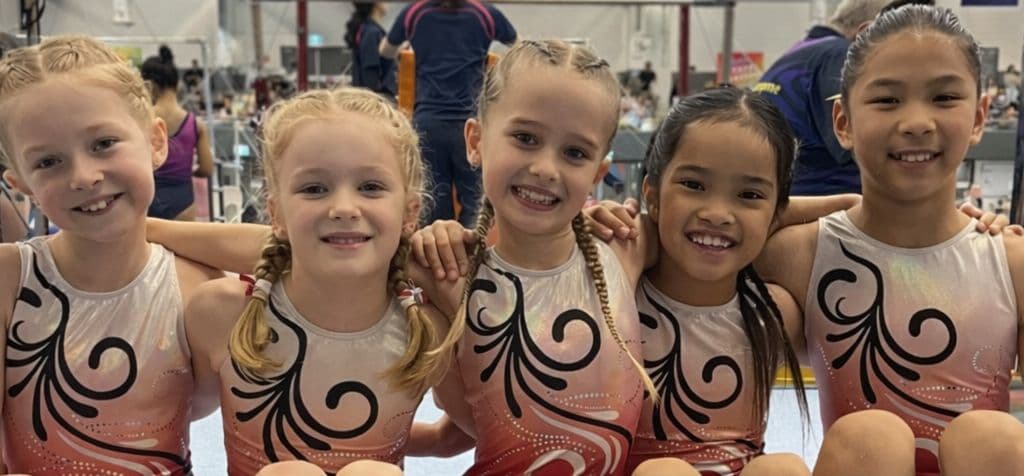 Evolve Gymnastics Logo on Kidsbook