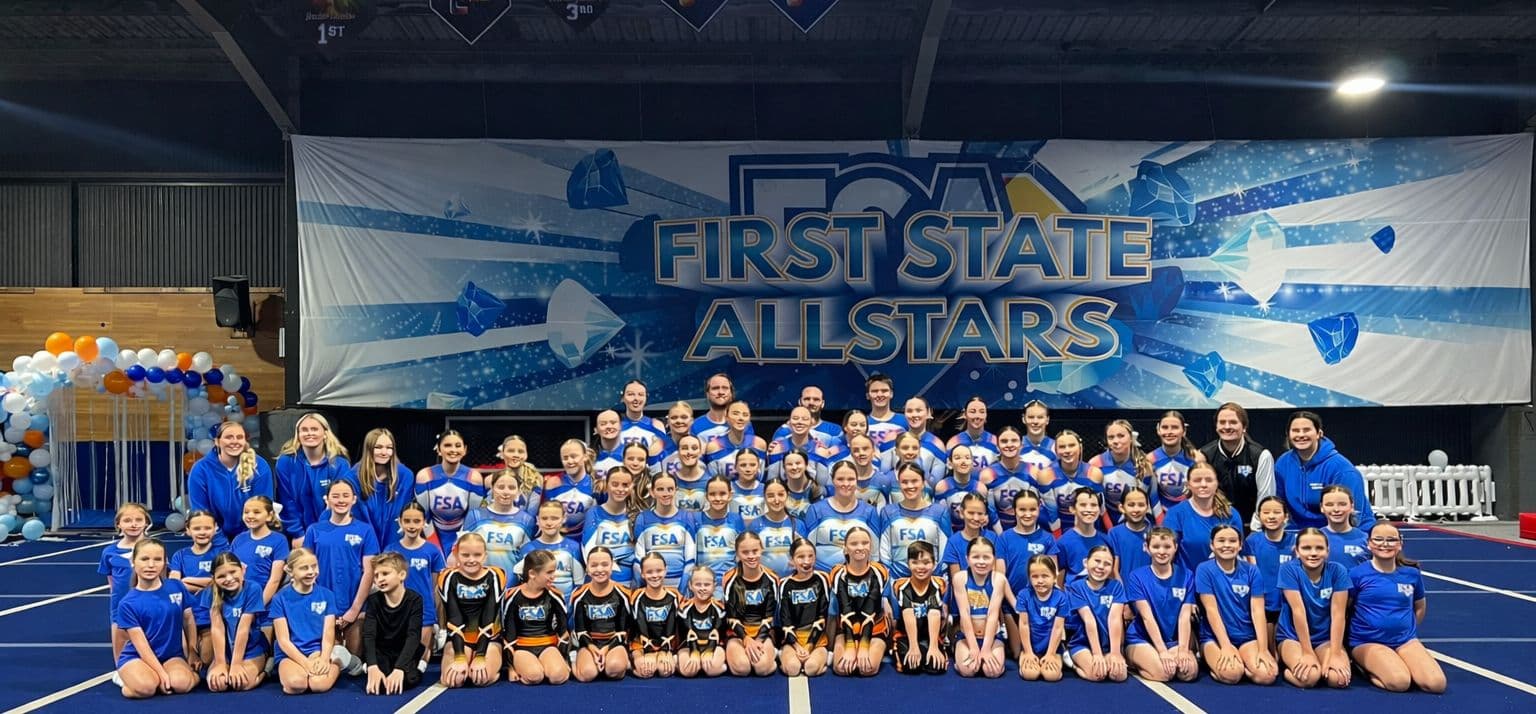 First State Allstars Cheerleading Logo on Kidsbook