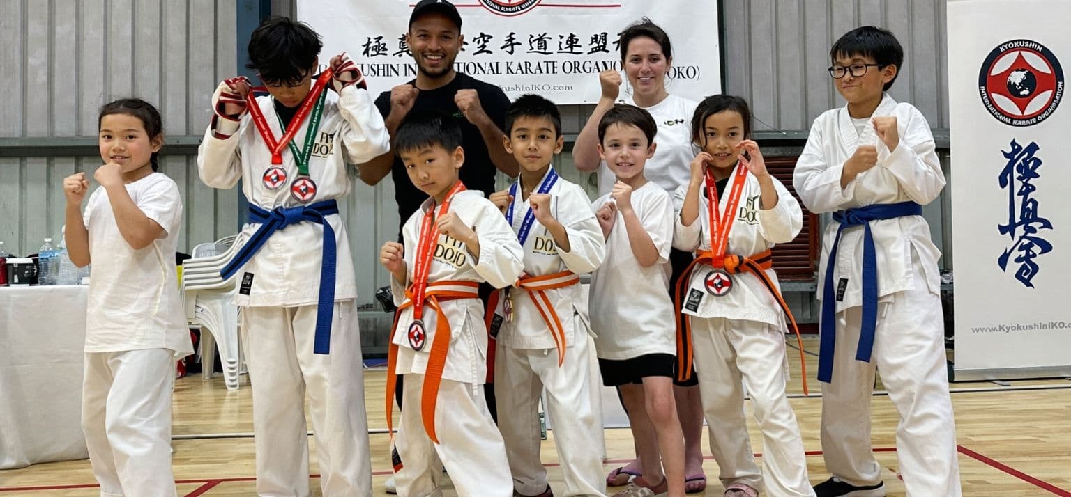Fit Dojo Martial Arts School Logo on Kidsbook