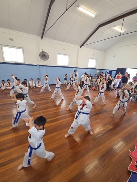 J-KICKS TAEKWONDO AUSTRALIA Logo on Kidsbook