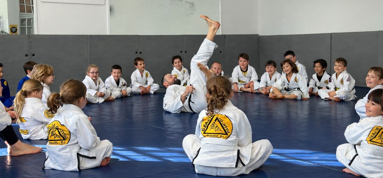 Gracie Balmain Brazilian Jiu Jitsu Logo on Kidsbook