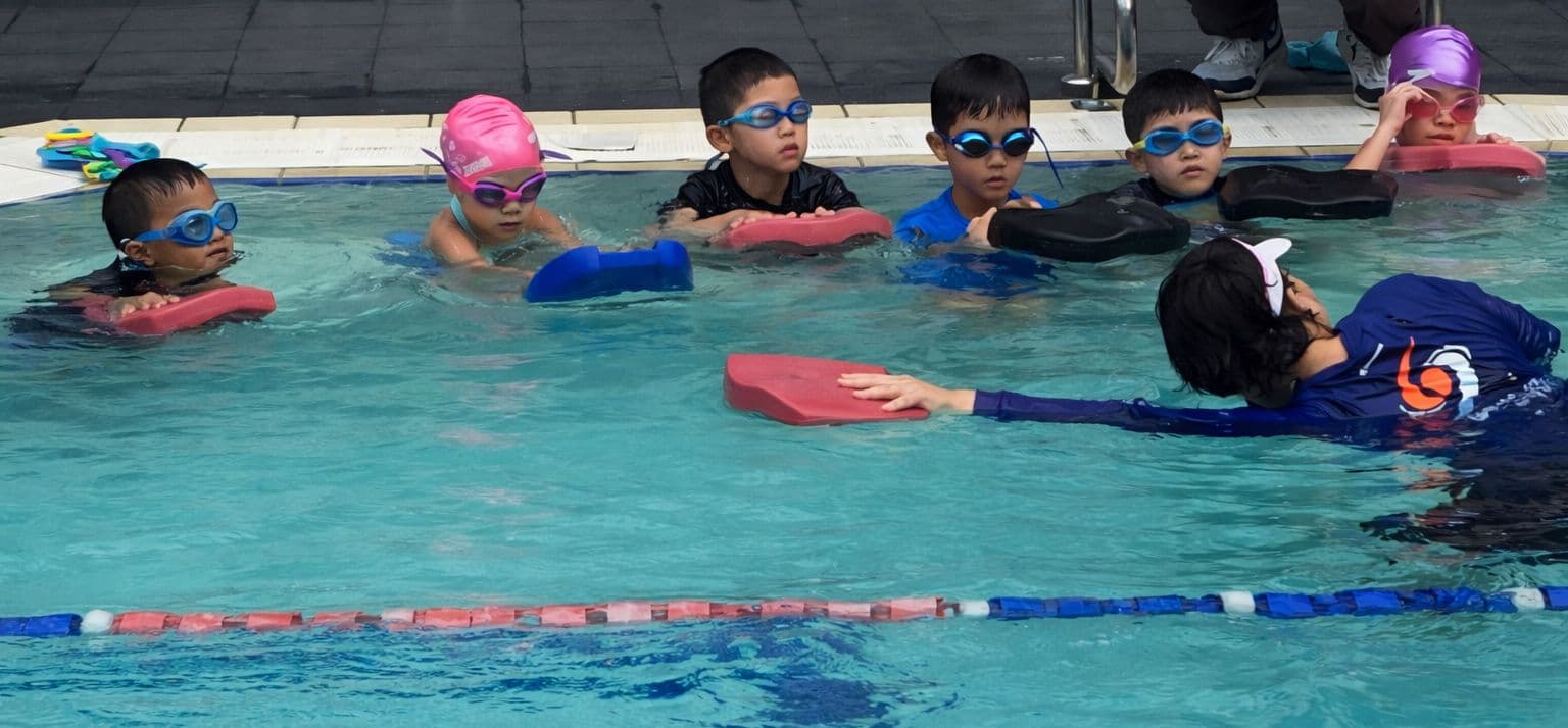Jason Swimming Logo on Kidsbook