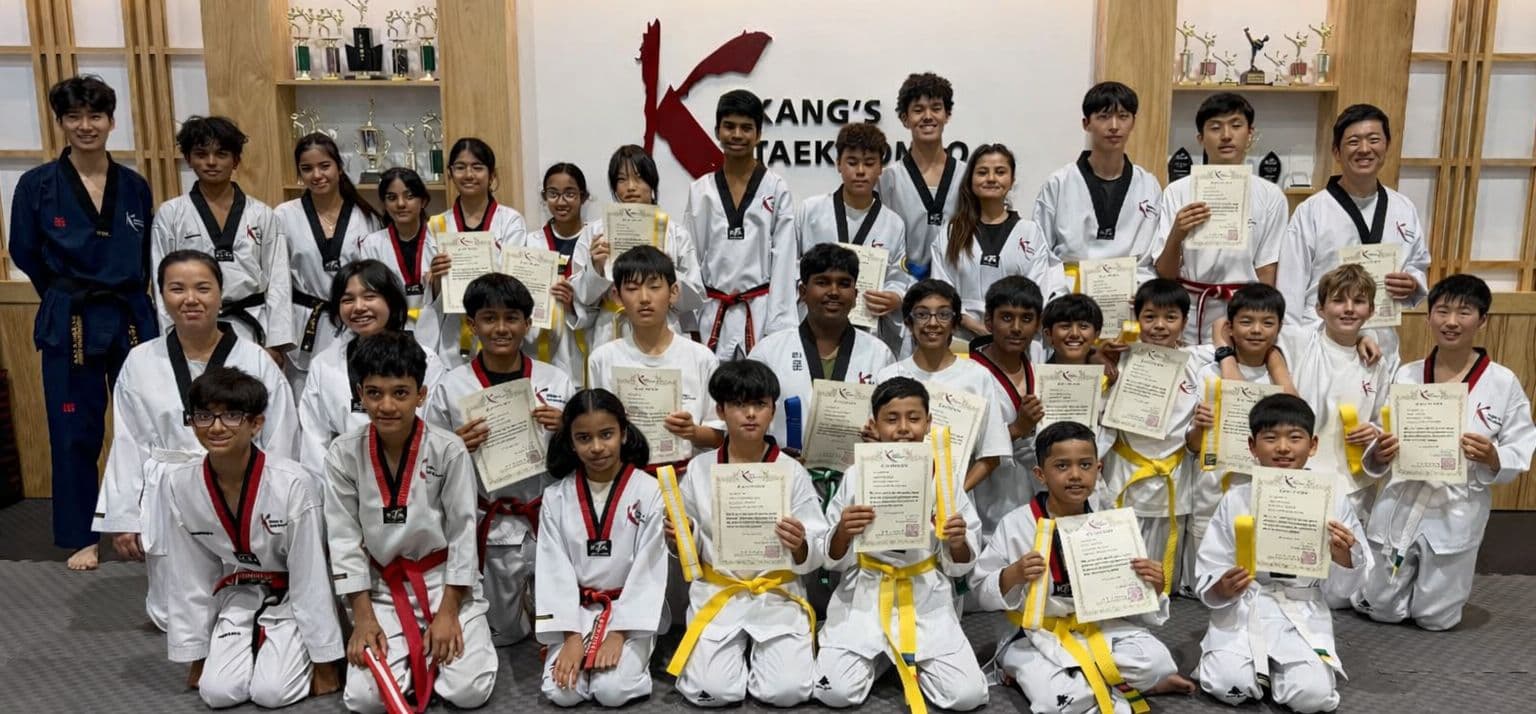 Kang's Taekwondo School Logo on Kidsbook