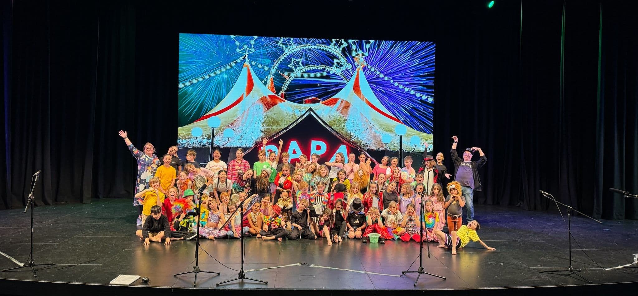 Perth Academy of Performing Arts Logo on Kidsbook