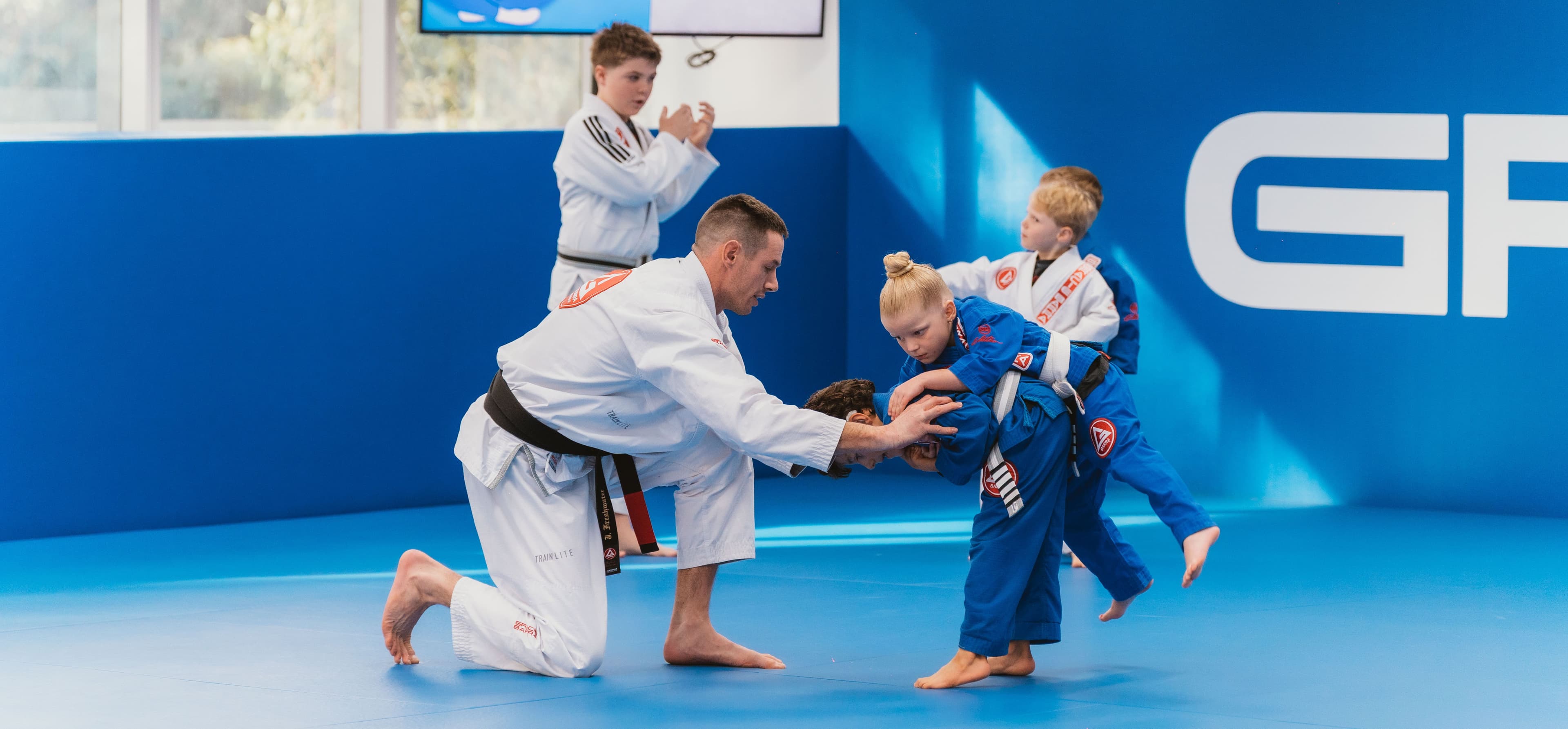 Gracie Barra Sydney Logo on Kidsbook