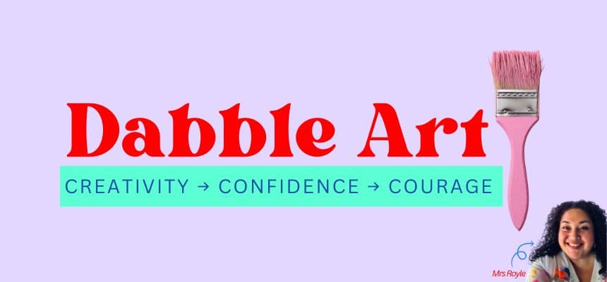 Dabble Art Logo on Kidsbook