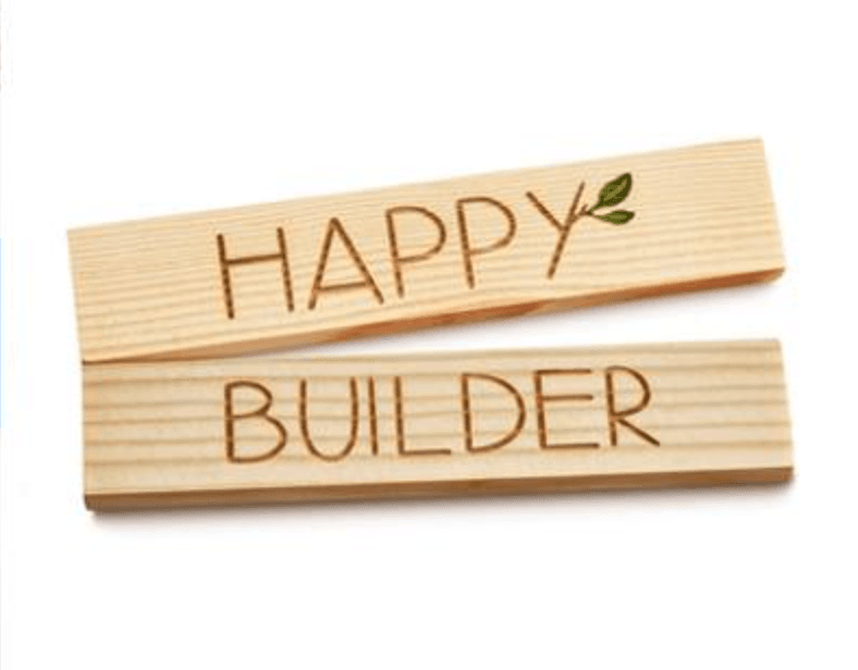Happy Builder Logo on Kidsbook