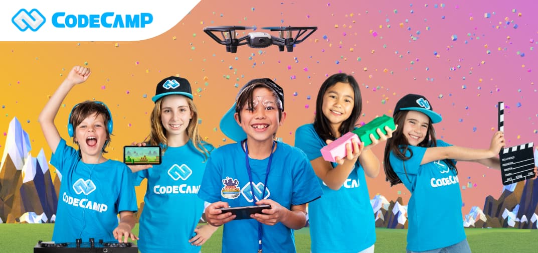 Code Camp Logo on Kidsbook