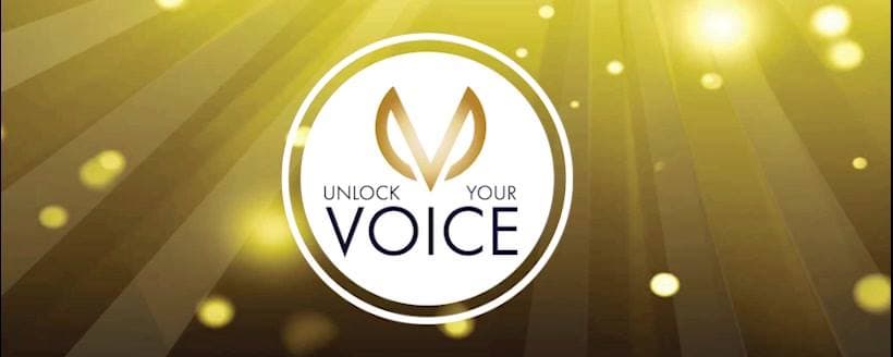 Unlock Your Voice Logo on Kidsbook