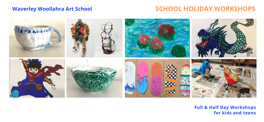 Waverley Woollahra Art School Logo on Kidsbook