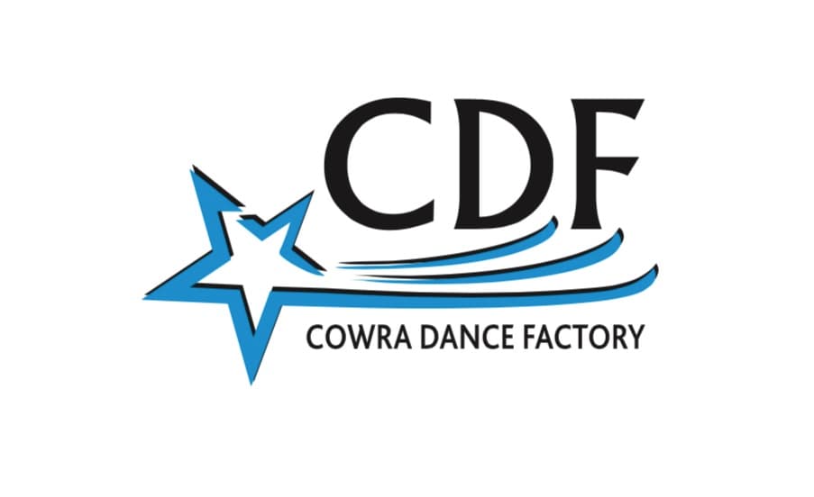 Cowra Dance Factory Logo on Kidsbook