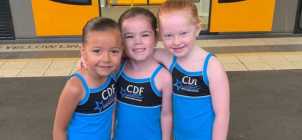 Cowra Dance Factory Logo on Kidsbook