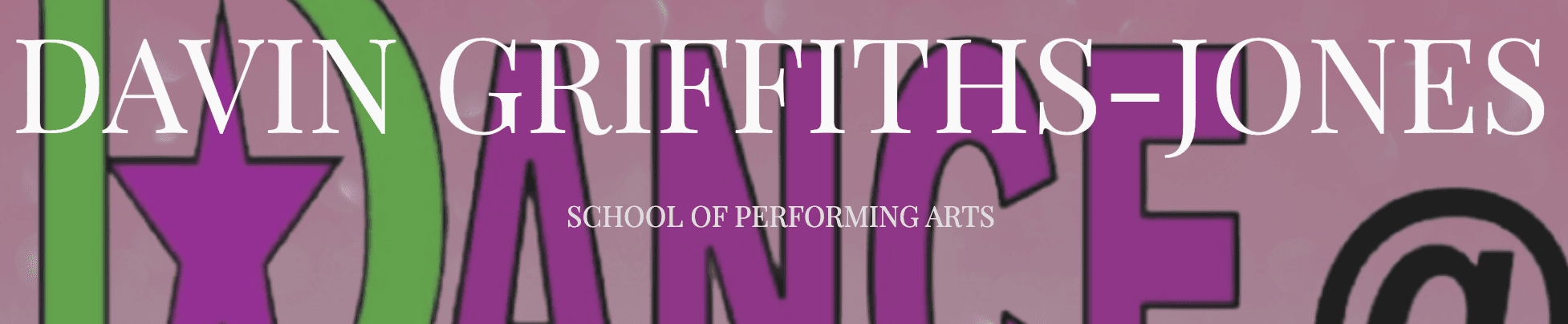 Davin Griffiths-Jones School of Performing Arts Logo on Kidsbook