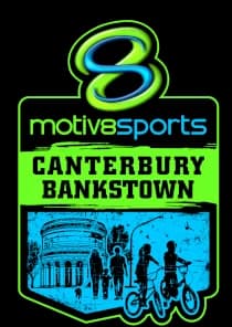 Motiv8sports Canterbury Bankstown Logo on Kidsbook