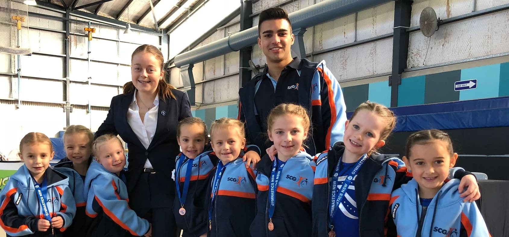 South Coast Gymnastics Academy Logo on Kidsbook