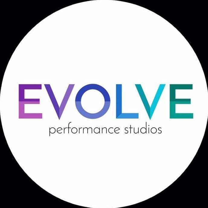Evolve Performance Studios Logo on Kidsbook