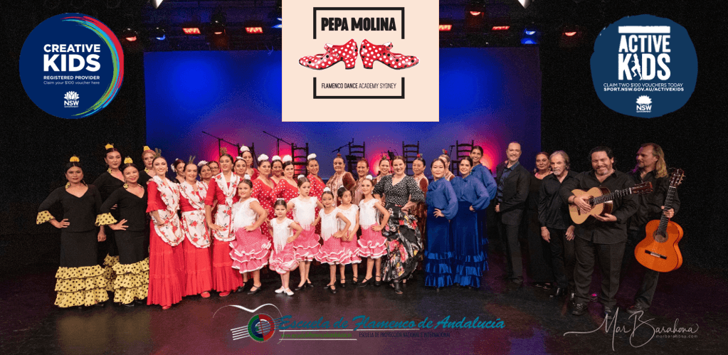 Pepa Molina Flamenco Dance Sydney Logo on Kidsbook