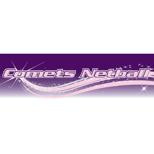 Comets Netball Club Logo on Kidsbook