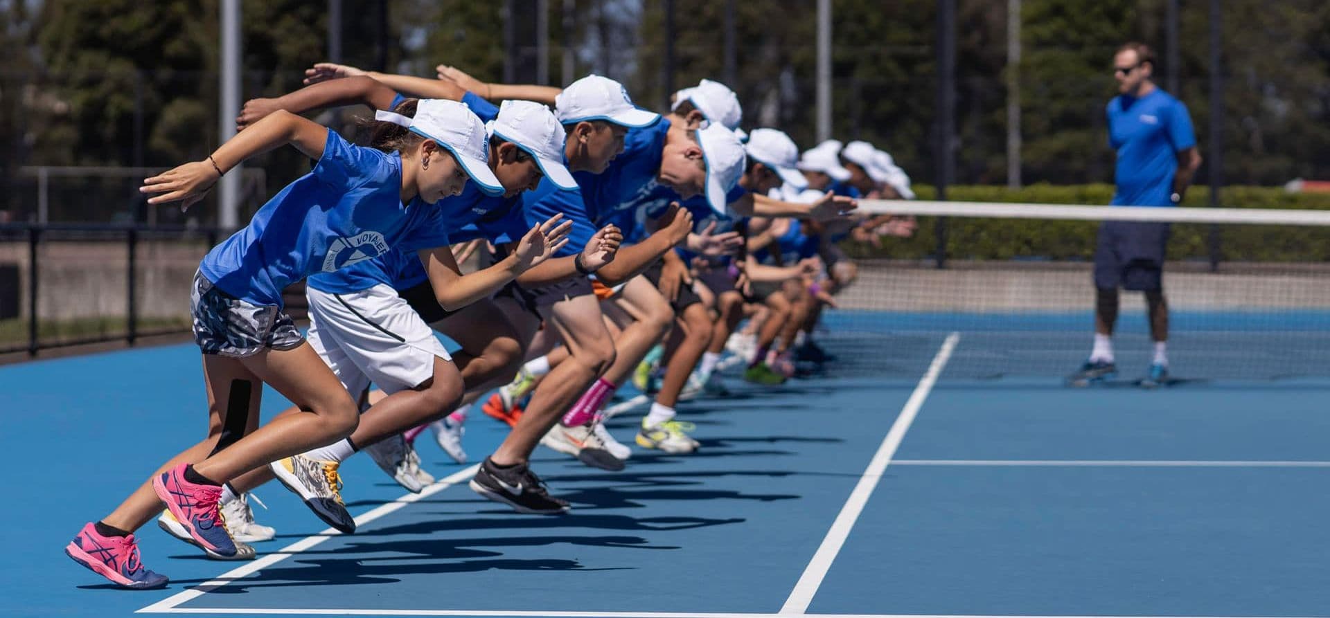 Voyager Tennis Academy Logo on Kidsbook