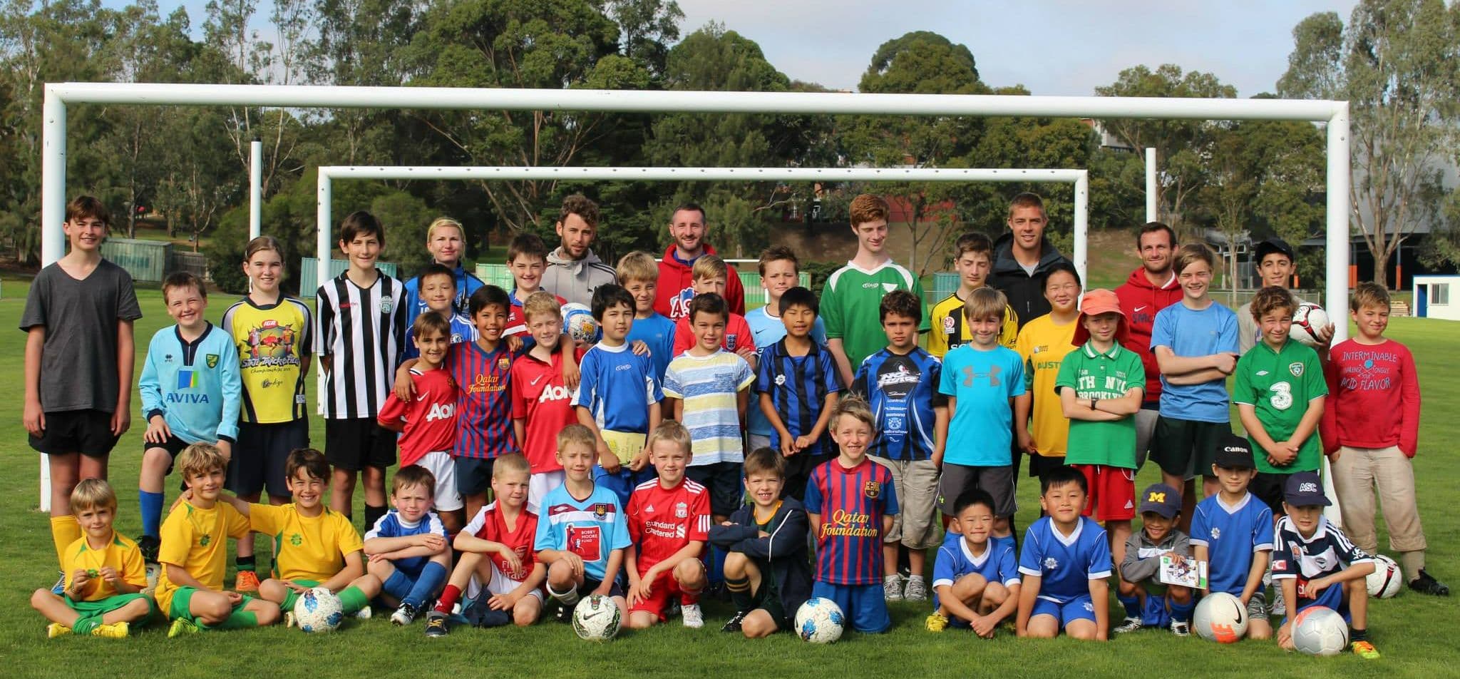 Australian Sports Camps Logo on Kidsbook