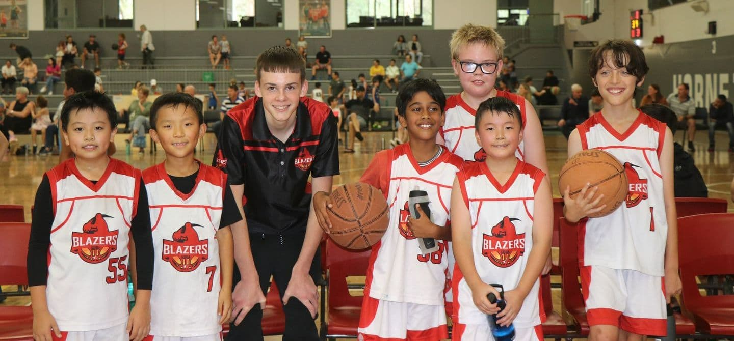 Sydney Blazers Basketball Association Incorporated Logo on Kidsbook