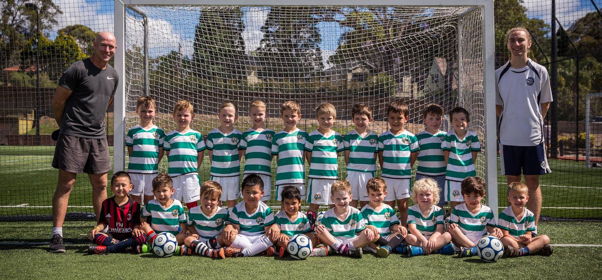 Evergreen Soccer Logo on Kidsbook