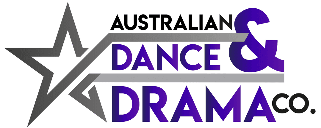 Australian Dance & Drama Co Logo on Kidsbook