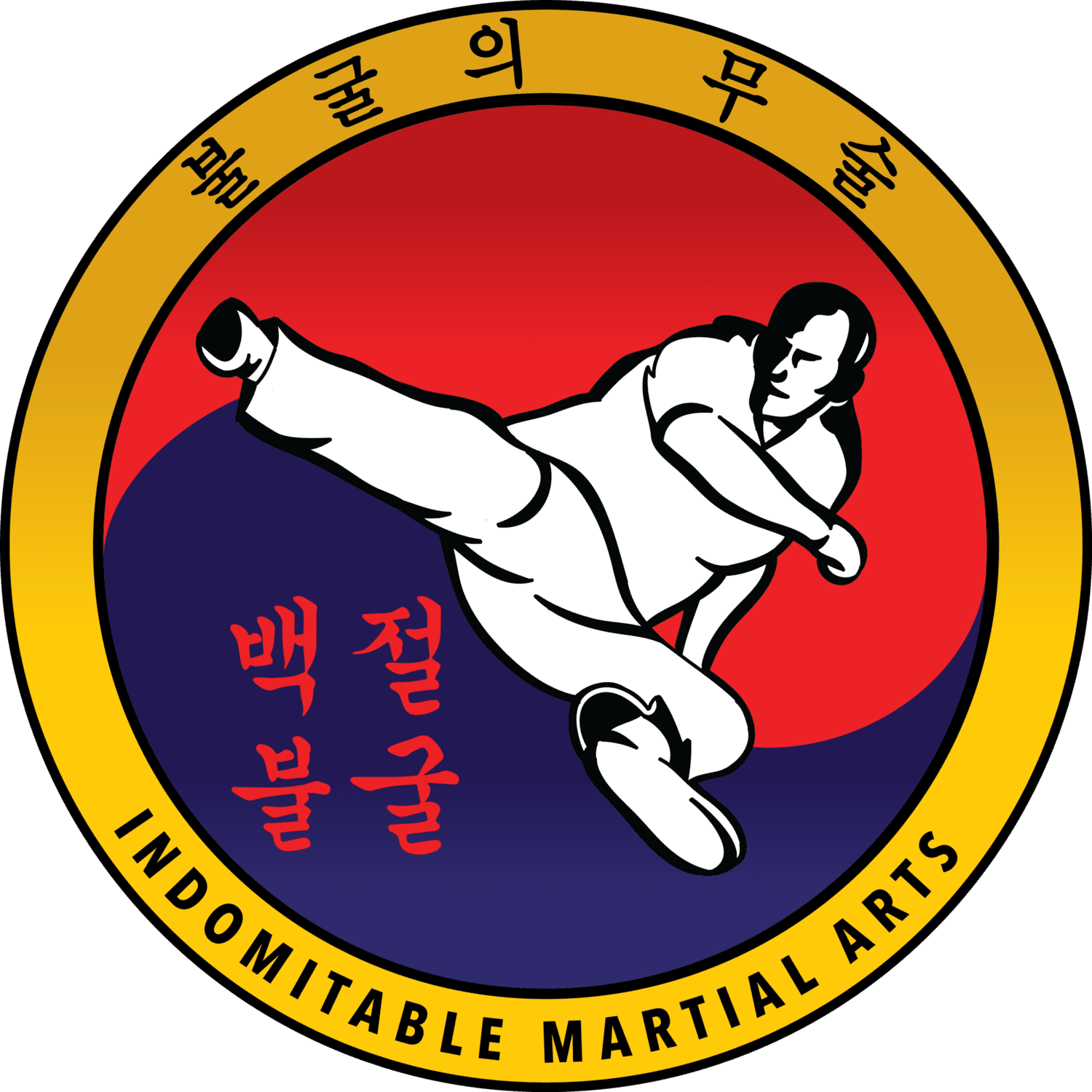 Indomitable Martial Arts Logo on Kidsbook