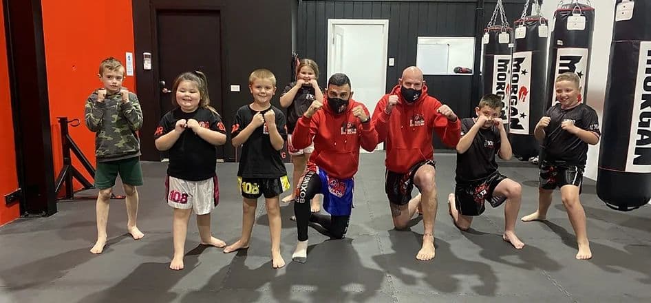 Fite108 Muay Thai Tuggerah & Morisset Logo on Kidsbook