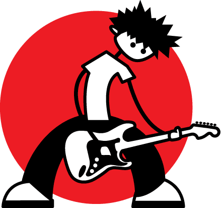 Rockgod Music School Logo on Kidsbook