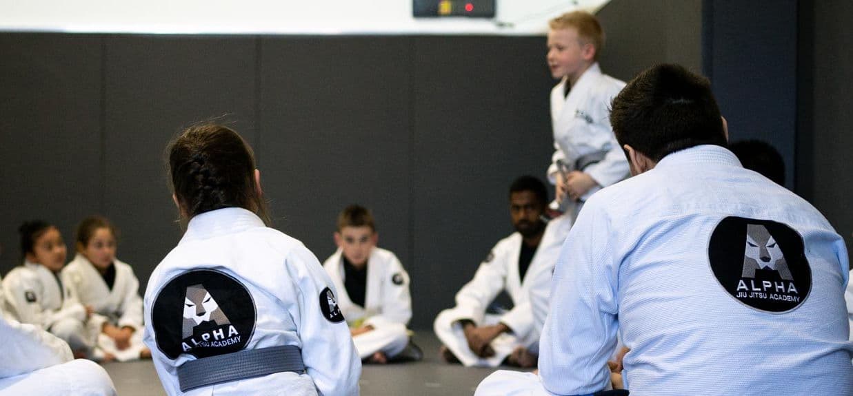 Alpha Jiu Jitsu Academy Rouse Hill Logo on Kidsbook