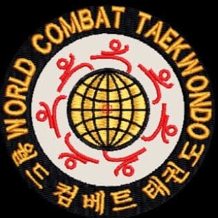 World Combat Tkd Logo on Kidsbook