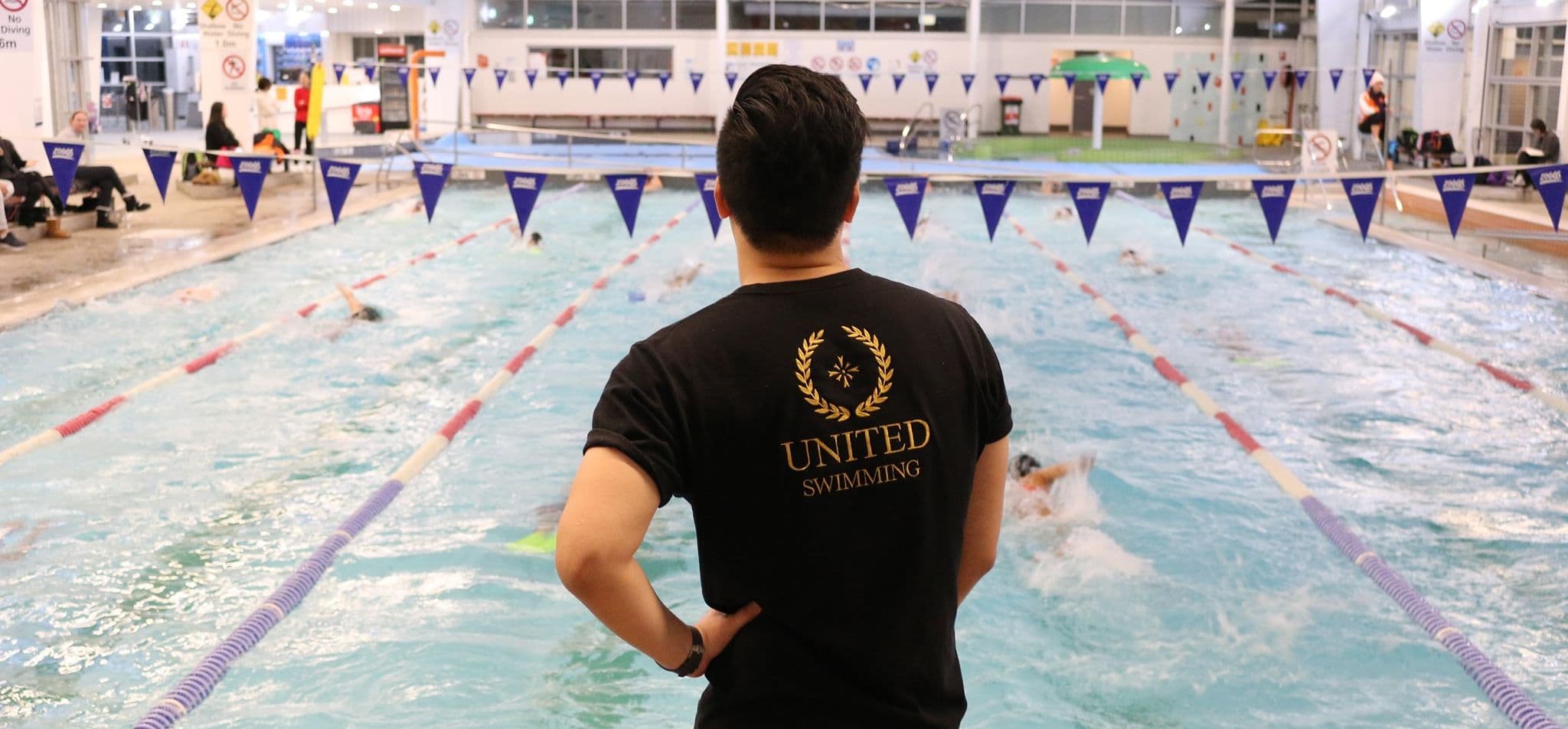 United Swimming Logo on Kidsbook