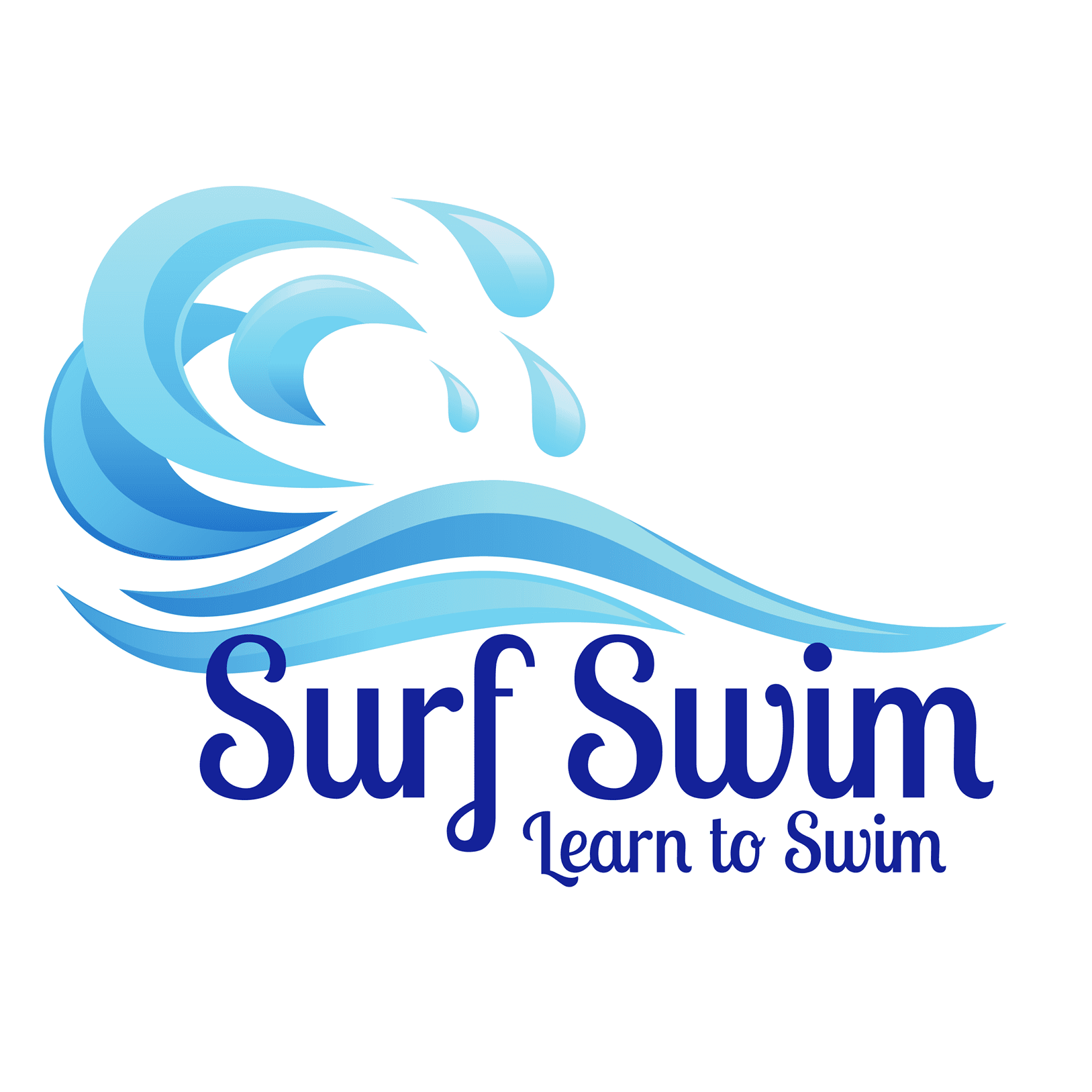 Surf Swim Logo on Kidsbook