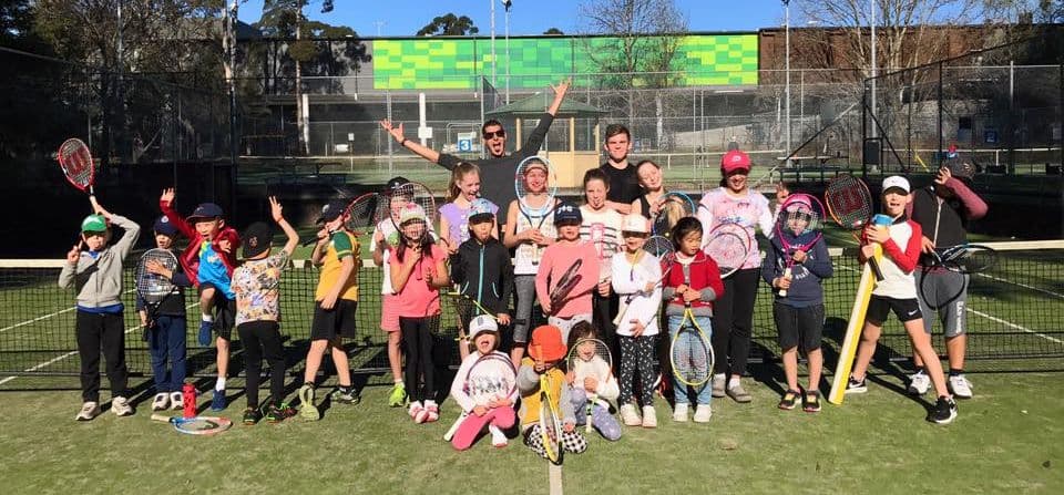 Young Aces Tennis Logo on Kidsbook
