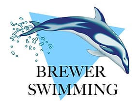 Brewer Swimming Logo on Kidsbook