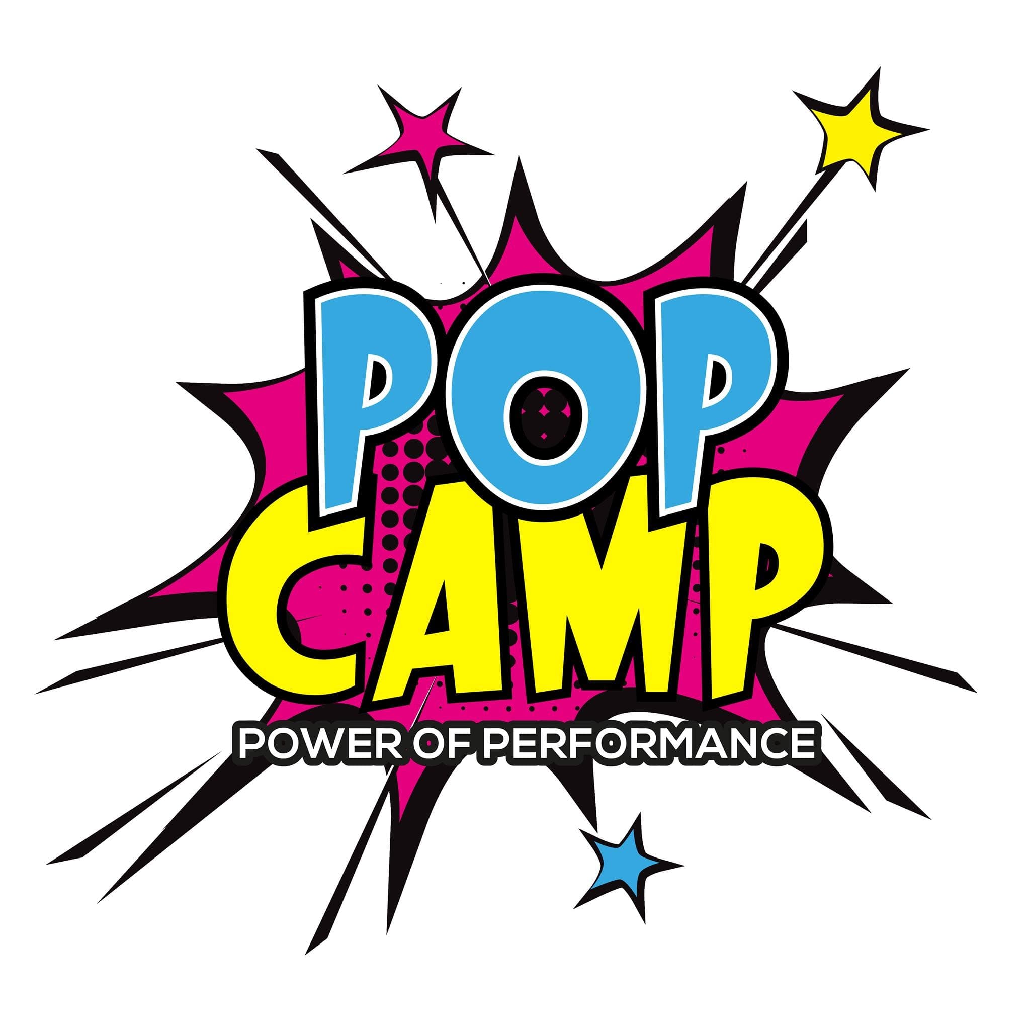 POP Camp Logo on Kidsbook