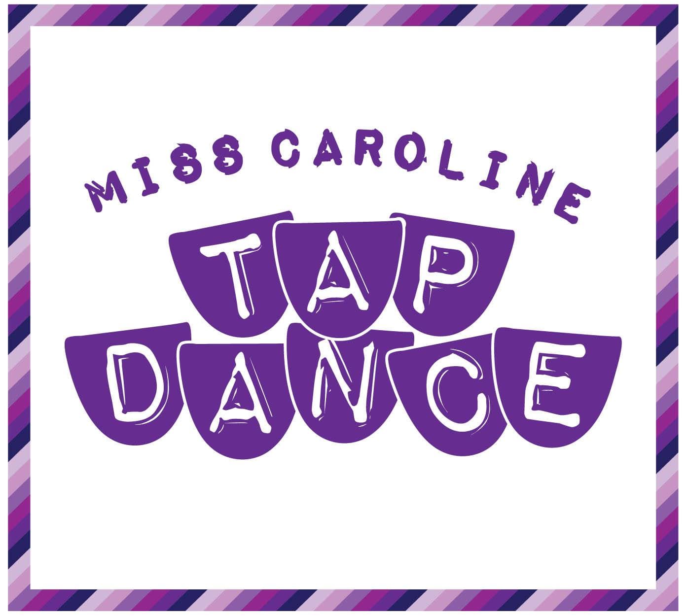 Miss Caroline Tap Dance Logo on Kidsbook