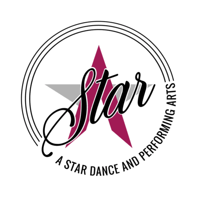 A Star Dance and Performing Arts Logo on Kidsbook